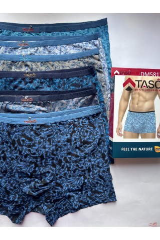 Чоловічі труси боксери з модалу з вузькою резинкою Taso 5817